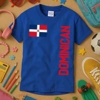 Dominican Flag And Dominican Republic Roots Meaningful Gift Kids T-Shirt thumb 3