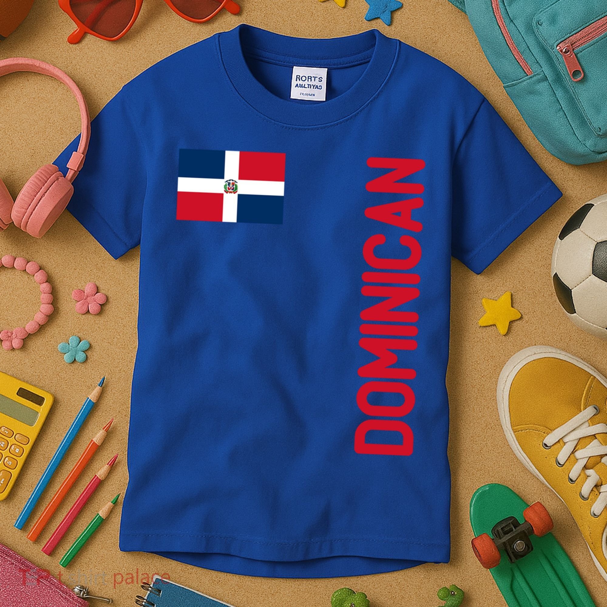 Dominican Flag And Dominican Republic Roots Meaningful Gift Kids T-Shirt