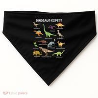 Dinosaur For Adult Cute Dinosaur USA-Made Doggie Bandana thumb 0