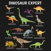 Dinosaur For Adult Cute Dinosaur T-Shirt thumb 7