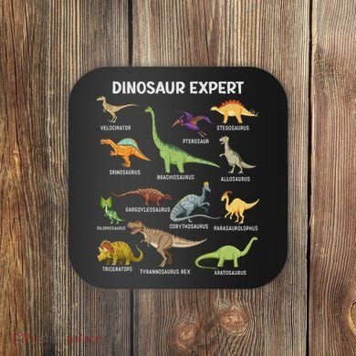 Dinosaur For Adult Cute Dinosaur Coaster