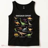 Dinosaur For Adult Cute Dinosaur Tank Top thumb 2