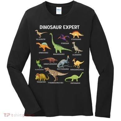 Dinosaur For Adult Cute Dinosaur Women's Long Sleeve Shirt