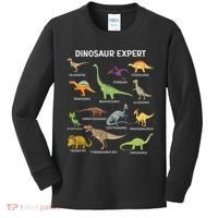 Dinosaur For Adult Cute Dinosaur Kids Long Sleeve Shirt thumb 0