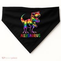 Dinosaur Flag Ally Lgbt Allysaurus Lgbt Pride USA-Made Doggie Bandana thumb 0