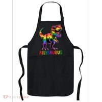 Dinosaur Flag Ally Lgbt Allysaurus Lgbt Pride Apron thumb 0