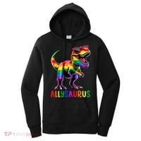 Dinosaur Flag Ally Lgbt Allysaurus Lgbt Pride Women's Hoodie thumb 0