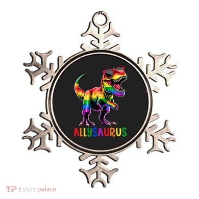 Dinosaur Flag Ally Lgbt Allysaurus Lgbt Pride Ornament