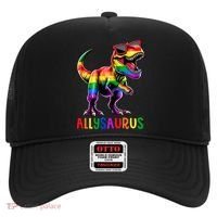 Dinosaur Flag Ally Lgbt Allysaurus Lgbt Pride Hat thumb 0