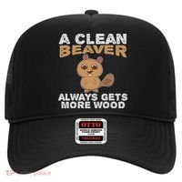 Dirty Funny Adult Clean Beaver Wood Hat thumb 0