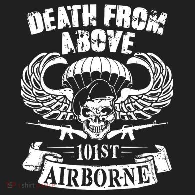 Death From Above 101st Airborne Comfort Colors Boxy T-Shirt