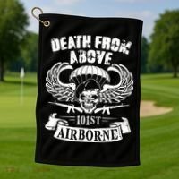 Death From Above 101st Airborne Golf Towel thumb 1