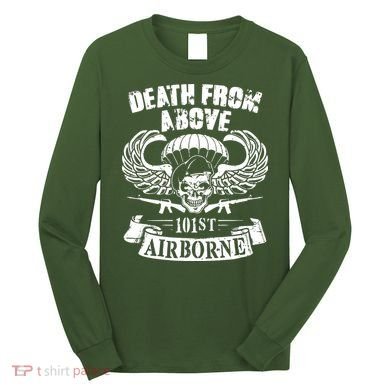 Death From Above 101st Airborne Long Sleeve Shirt