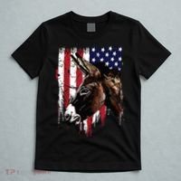 Donkey Farmer American Flag USA Donkey T-Shirt thumb 5