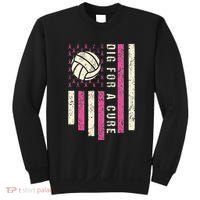 Dig For A Cure Breast Volleyball Sweatshirt thumb 0