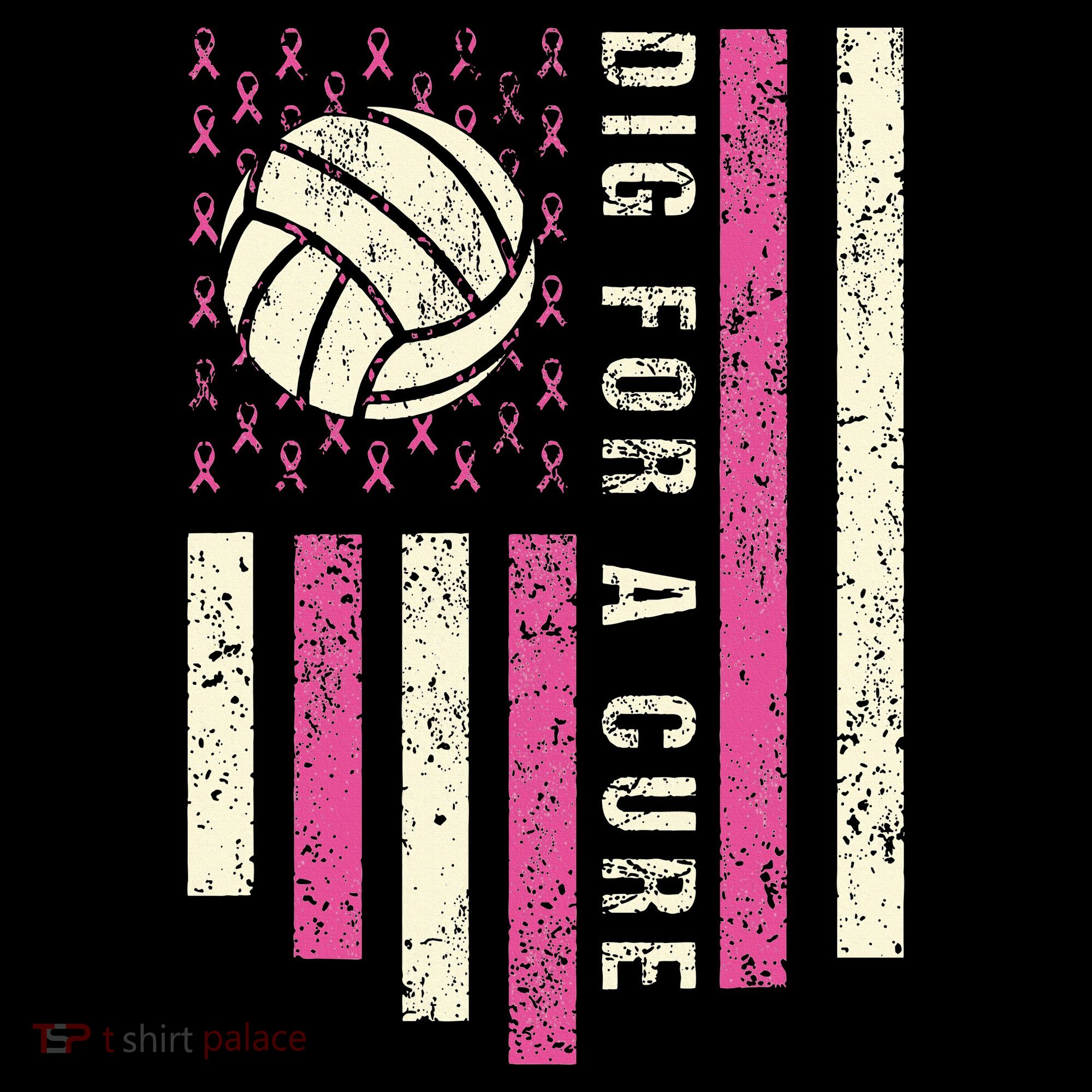 Dig For A Cure Breast Volleyball Sweatshirt