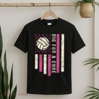 Dig For A Cure Breast Volleyball T-Shirt thumb 2