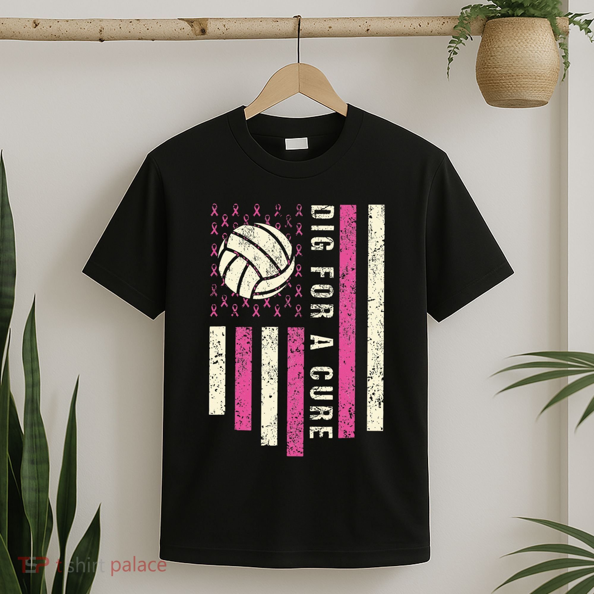 Dig For A Cure Breast Volleyball T-Shirt