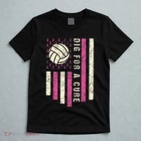 Dig For A Cure Breast Volleyball T-Shirt thumb 5