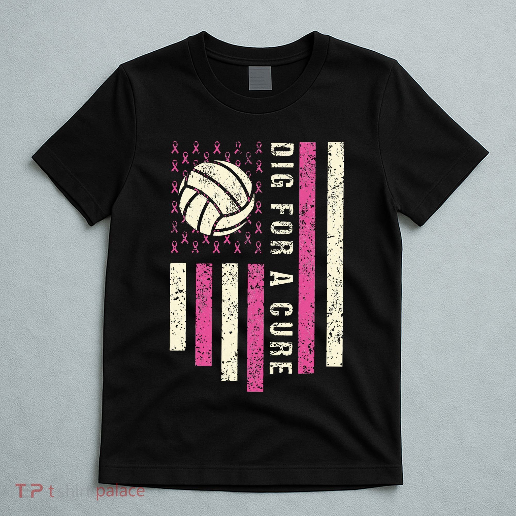 Dig For A Cure Breast Volleyball T-Shirt