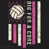 Dig For A Cure Breast Volleyball Beanie thumb 2
