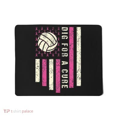 Dig For A Cure Breast Volleyball Mousepad