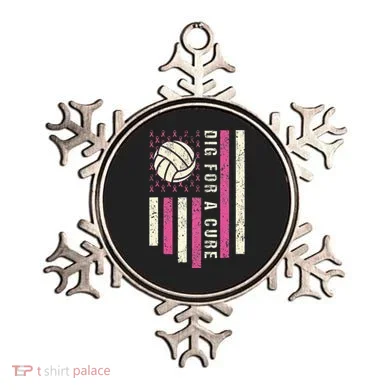 Dig For A Cure Breast Volleyball Ornament