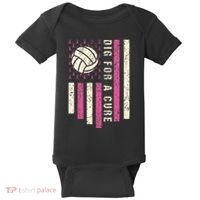 Dig For A Cure Breast Volleyball Baby Bodysuit thumb 0