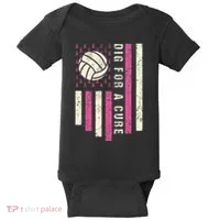 Dig For A Cure Breast Volleyball Baby Bodysuit thumb 0
