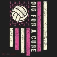 Dig For A Cure Breast Volleyball Hat thumb 2