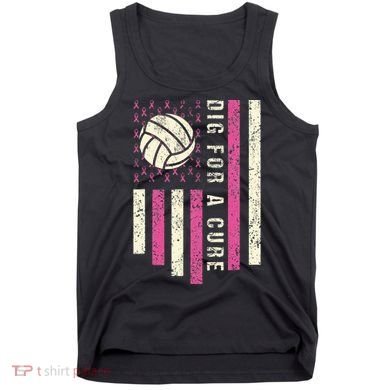 Dig For A Cure Breast Volleyball Tank Top