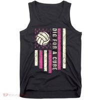 Dig For A Cure Breast Volleyball Tank Top thumb 0