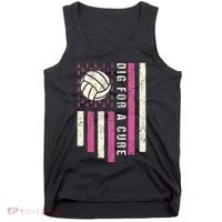 Dig For A Cure Breast Volleyball Tank Top thumb 0
