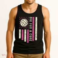 Dig For A Cure Breast Volleyball Tank Top thumb 3