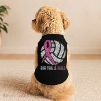 Dig For A Cure Breast Cancer Awareness Volleyball Pink Out Doggie Tank thumb 2
