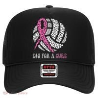 Dig For A Cure Breast Cancer Awareness Volleyball Pink Out Hat thumb 0