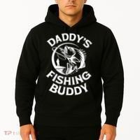 Daddy's Fishing Buddy Young Fisherman Hoodie thumb 2