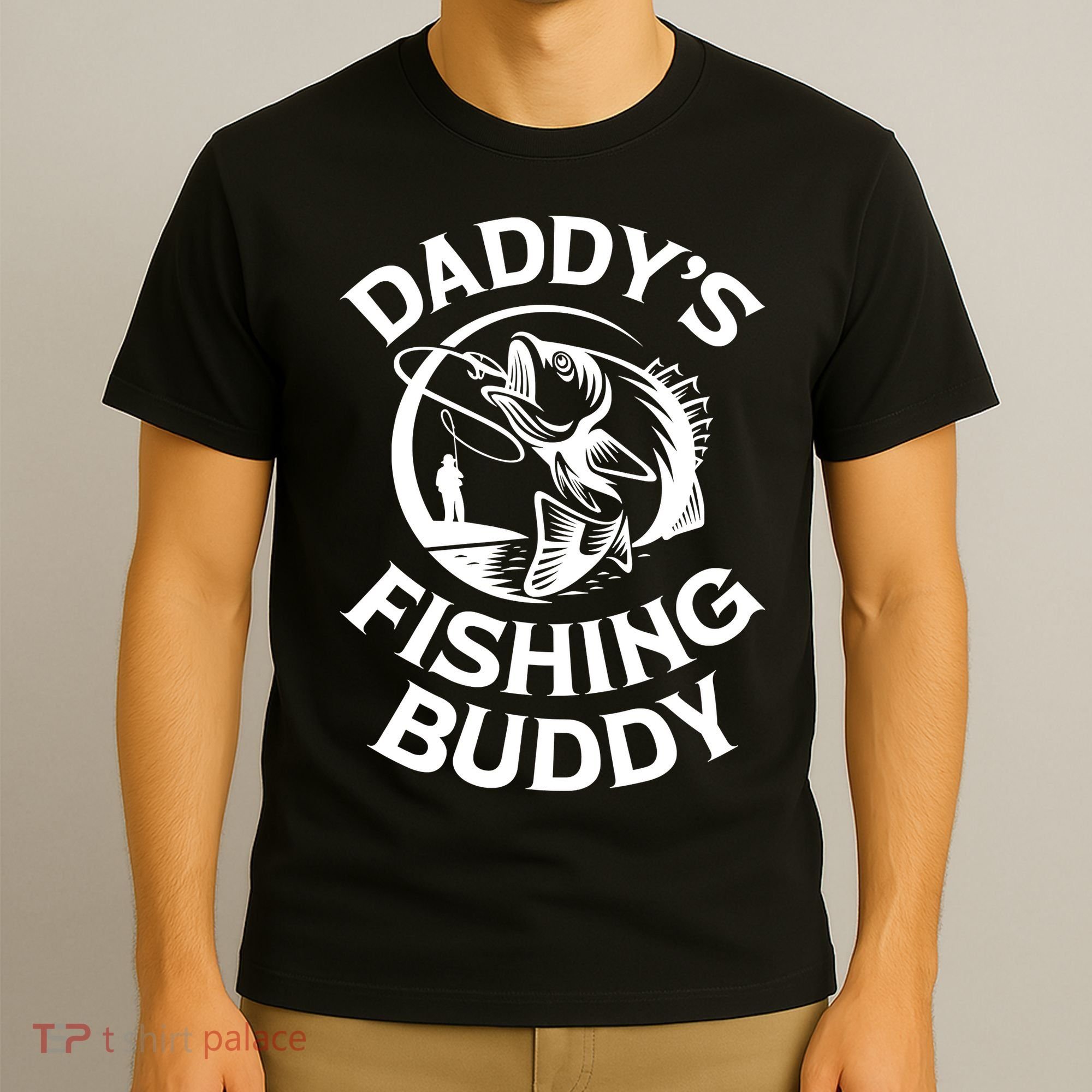 Daddy's Fishing Buddy Young Fisherman T-Shirt