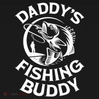 Daddy's Fishing Buddy Young Fisherman Women's Hoodie thumb 2