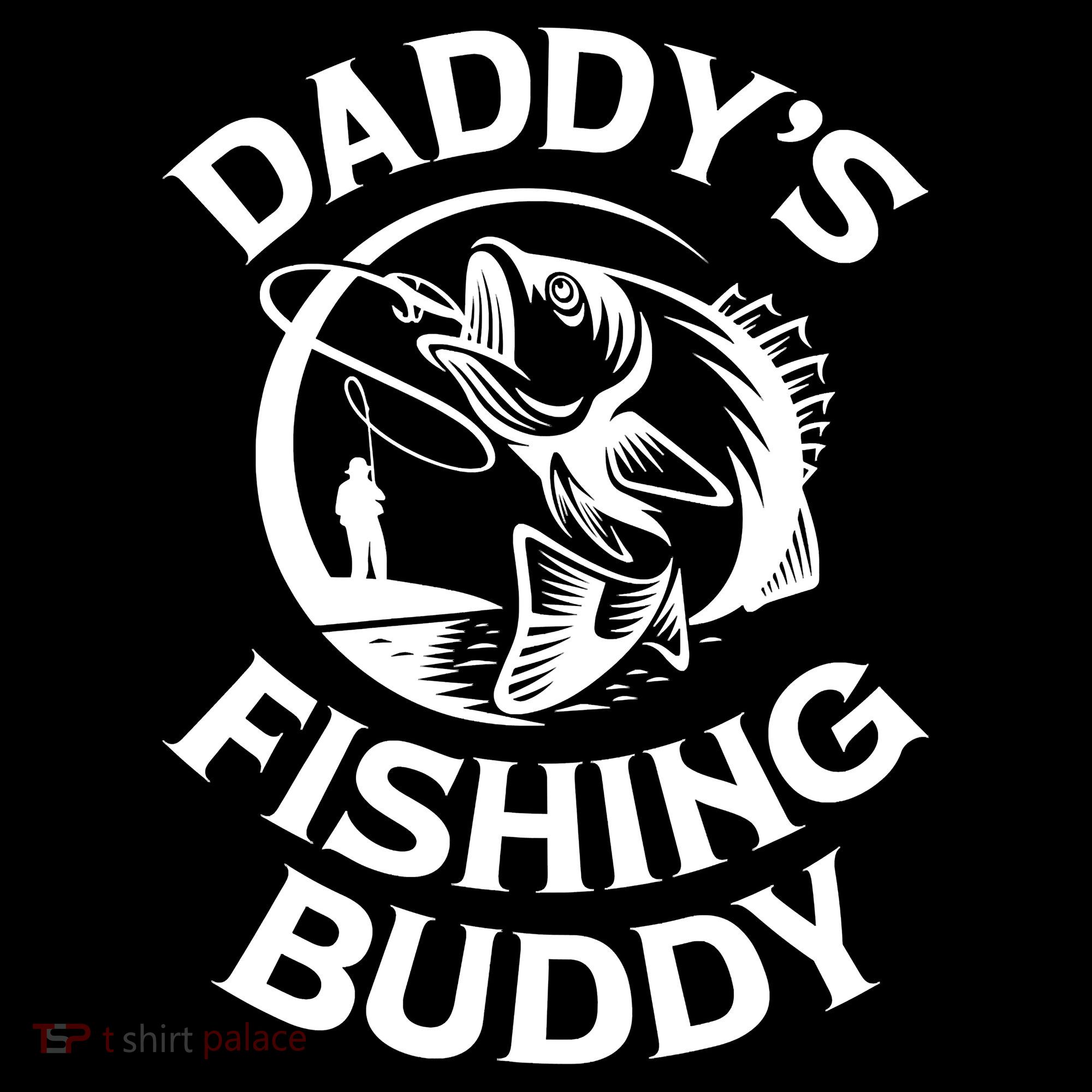 Daddy's Fishing Buddy Young Fisherman Women's Hoodie