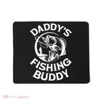 Daddy's Fishing Buddy Young Fisherman Mousepad thumb 0