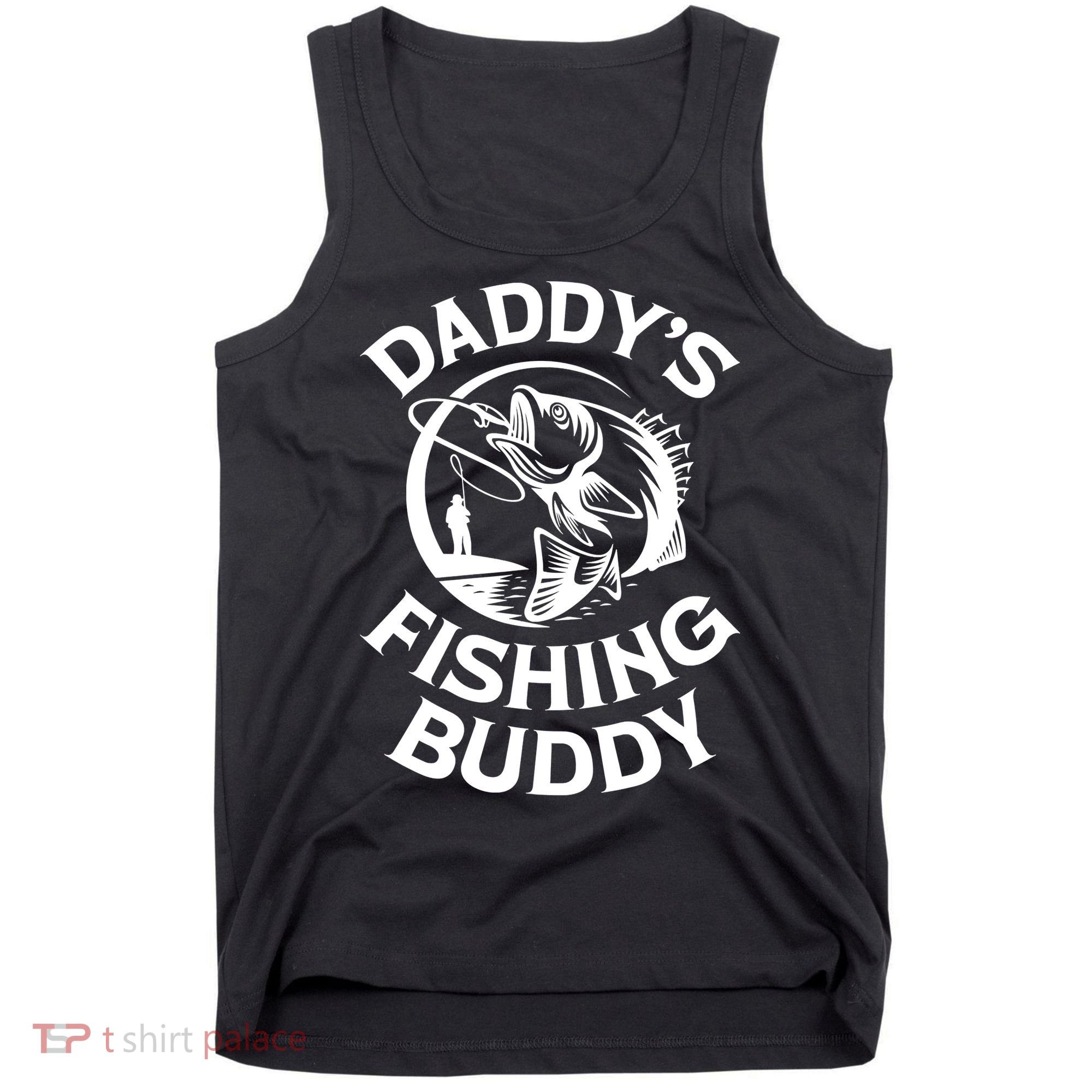 Daddy's Fishing Buddy Young Fisherman Tank Top