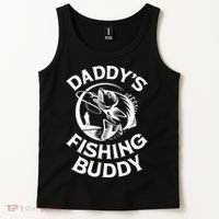 Daddy's Fishing Buddy Young Fisherman Tank Top thumb 2