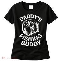 Daddy's Fishing Buddy Young Fisherman Women's T-Shirt thumb 0