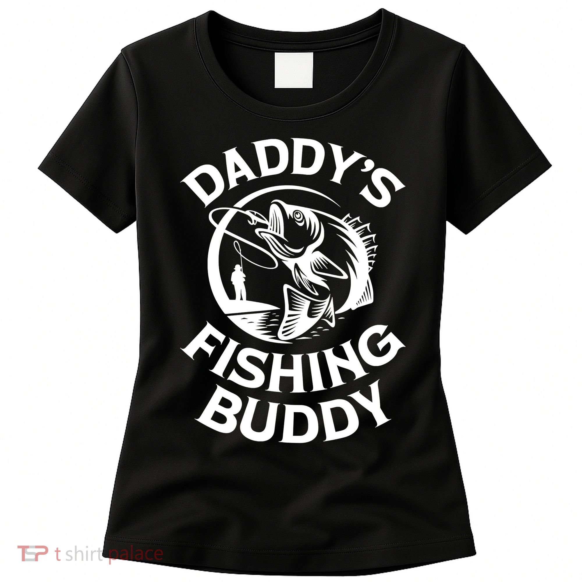 Daddy's Fishing Buddy Young Fisherman Women's T-Shirt