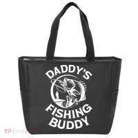 Daddy's Fishing Buddy Young Fisherman Tote Bag thumb 0
