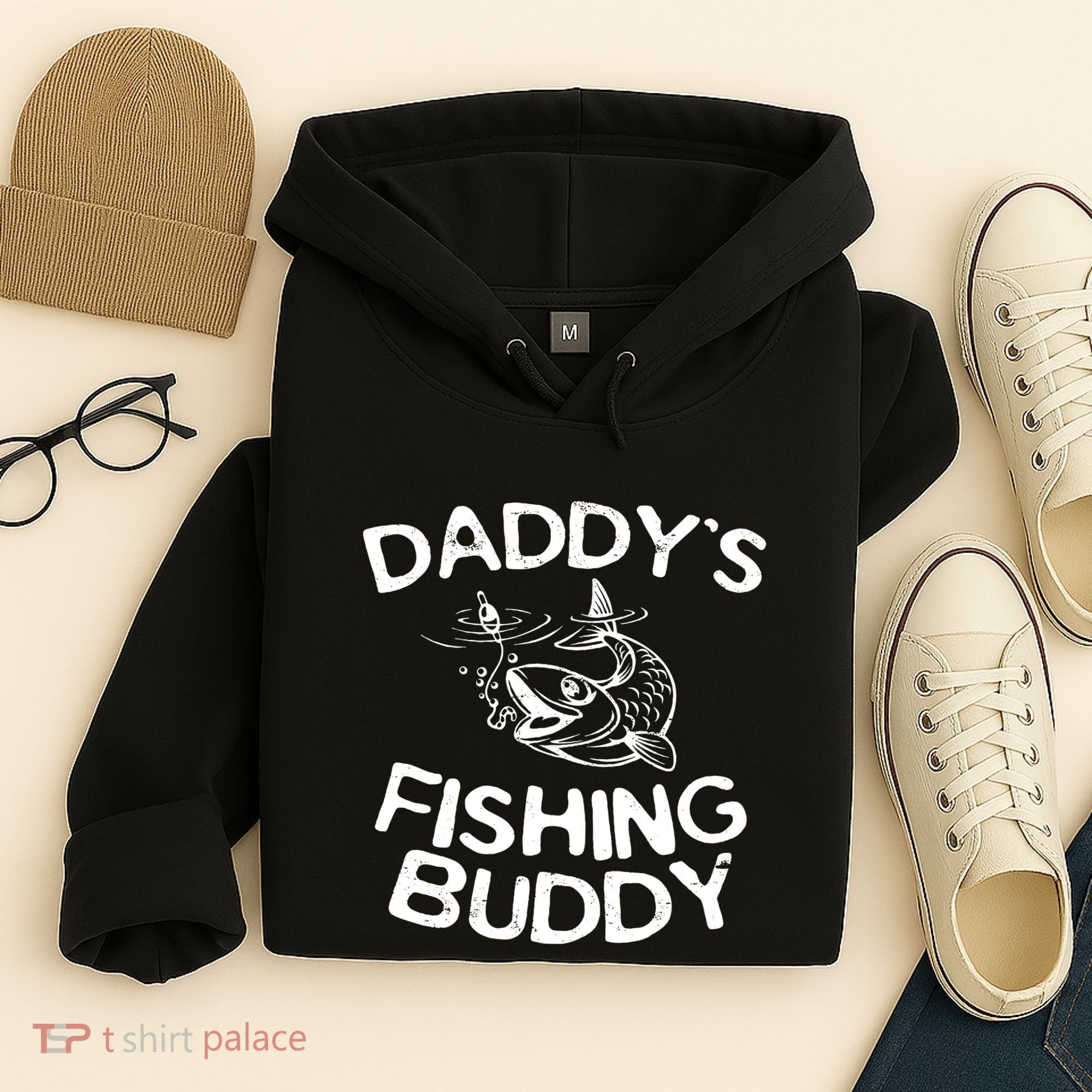 Daddys Fishing Buddy Fisherman Hoodie