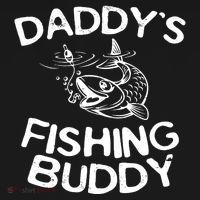 Daddys Fishing Buddy Fisherman Sweatshirt thumb 3
