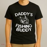 Daddys Fishing Buddy Fisherman T-Shirt thumb 3