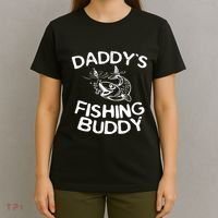 Daddys Fishing Buddy Fisherman T-Shirt thumb 4